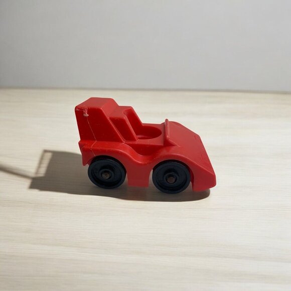 Race Car, Fisher Price Little People Vintage Indy Racer Set From 1980s - Picture 1 of 8